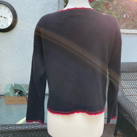 🧸Vintage Nutcracker Teddy Bear button up Christmas Cardigan Sweater | Size M - Picture 3 of 7